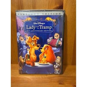 Disney Lady and the Tramp 50th Anniversary Platinum Edition 2 Disc DVD New